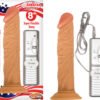 ALL AMERICAN WHOPPER VIBRATING 8IN FLESH