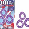 ALL AMERICAN TRIPLE RINGS PURPLE