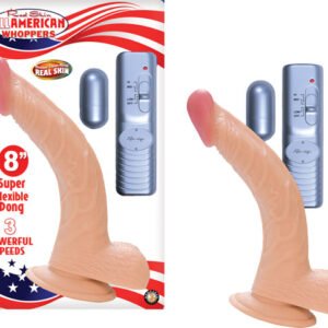 ALL AMERICAN WHOPPER 8IN VIB. FLESH