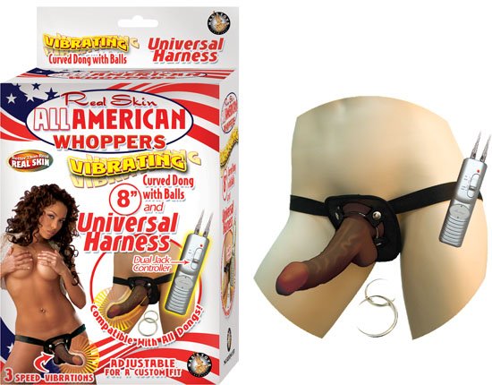 NW2328-3allamericanwhopper8invibdildobrownwharness