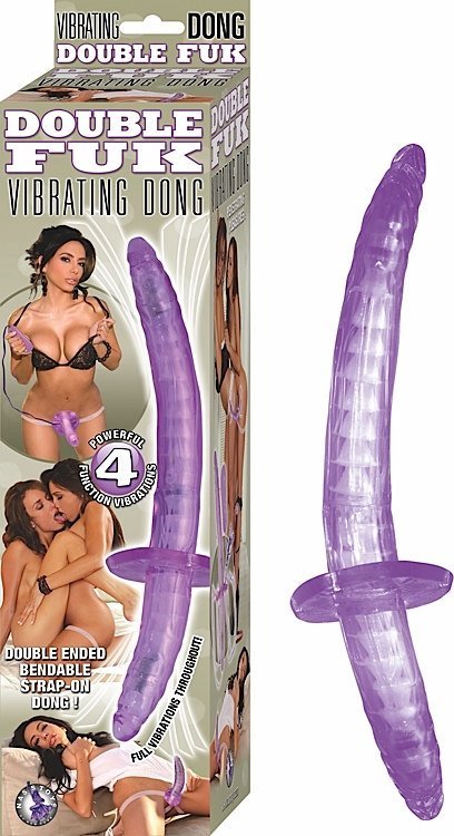 NW23462doublefukpurplevibratingdong