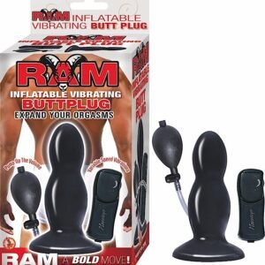 RAM INFLATABLE VIBRATING BUTT PLUG