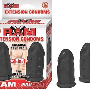 RAM EXTENSION CONDOMS BLACK
