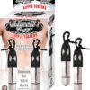 (WD) MACK TUFF NIPPLE TEASERS SILVER/BLACK