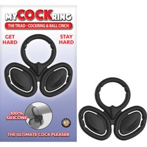 MY COCKRING THE TRIAD-COCKRING & BALL CINCH BLACK
