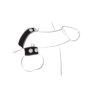 BALLGEAR COCK STRAP W/ BALL STRETCHER BLACK