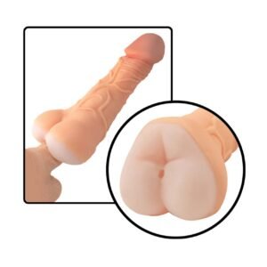 REALCOCKS SELF LUBRICATING 9IN 3 IN 1 MASTURBATOR WHITE