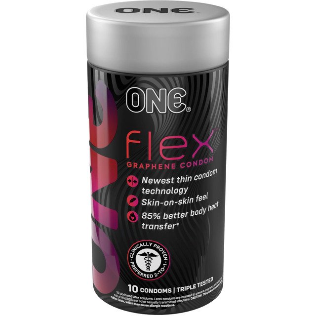 ONEFLEXGRAPHENECONDOMS10Pack
