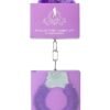 PLEASURE HANDCUFFS FURRY PURPLE