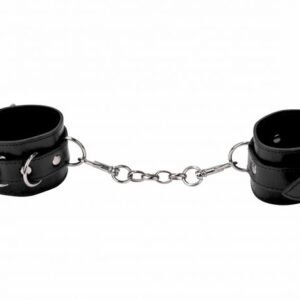 LEATHER CUFFS BLACK