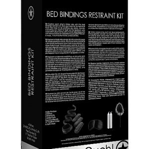BED BINDINGS RESTRAINT KIT BLACK