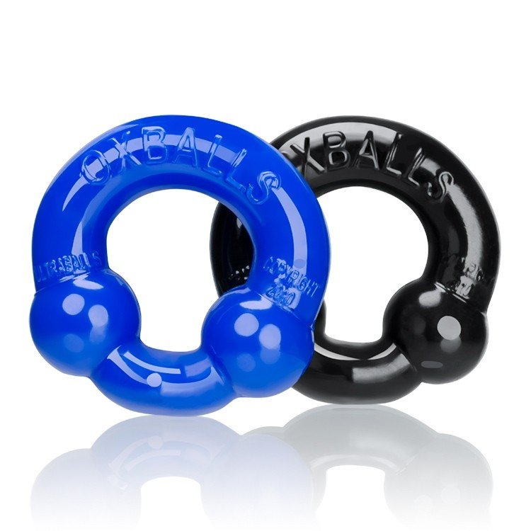 OX3010BLKCLRultraballscockring2pkblublk