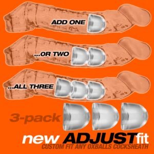 ADJUSTFIT INSERTS 3PK CLEAR (NET)
