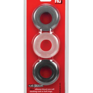 HUNKYJUNK HUJ C-RING 3PK TAR/ MULTI (NET)