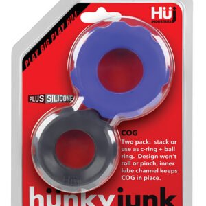 HUNKYJUNK COG 2-SIZE C-RING COBALT/TAR (NET)