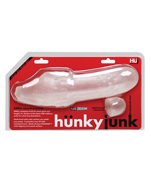 OXHUJ108-ICEhunkyjunkclearpenissheath4