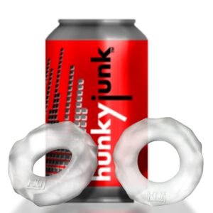 HUNKYJUNK FRACTAL COCKRING CLEAR ICE (NET)