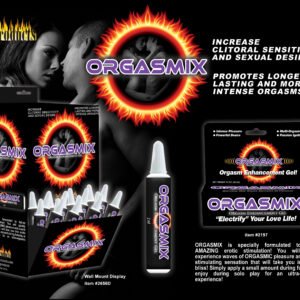 ORGASMIX STIMULATING GEL TUBES 144 PC DISPLAY