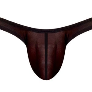 EURO MALE MESH THONG BLACK S/M