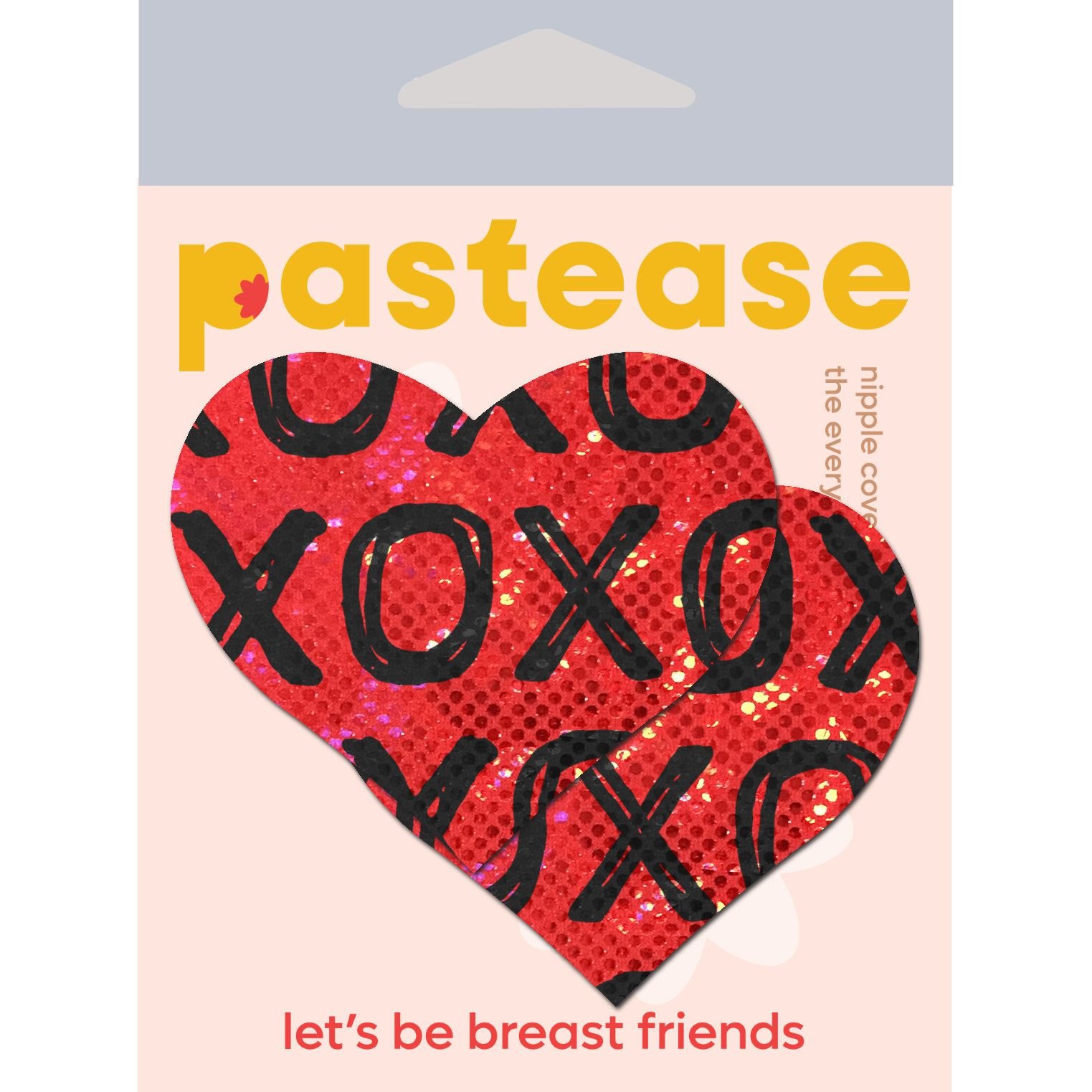 PASHRTXORDBKheartshapedxoxredpkgnew