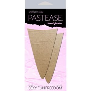 PASTEASE STRAPLESS BIKINI MERKINS NUDE