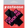 PASTEASE LIQUID BLACK CROSS PINK FUCK ME
