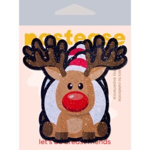 PASTEASE XMAS REINDEER RED NOSE RUDOLPH