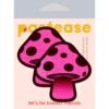 PASTEASE MUSHROOM GLOW IN THE DARK NEON PINK