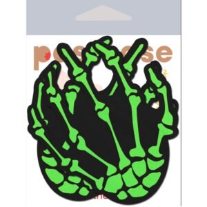 PASTEASE NEON GREEN SKELETON HANDS