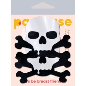 (WD)PASTEASE SULLEN SKULL BLAC WHITE