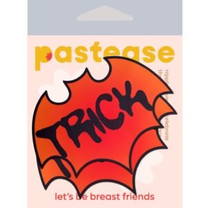 (WD)PASTEASE BLOOD ORANGE TRIC TREAT HALLOWEEN BAT