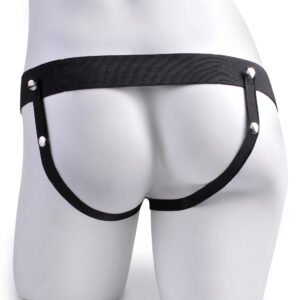 FETISH FANTASY 7.5 IN HOLLOW SQUIRTING STRAP-ON W/ BALLS FLESH