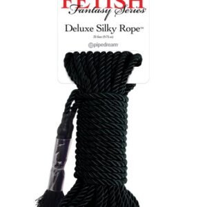 FETISH FANTASY SERIES DELUXE SILK ROPE BLACK