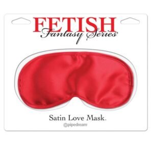FETISH FANTASY LOVE MASK-RED SATIN