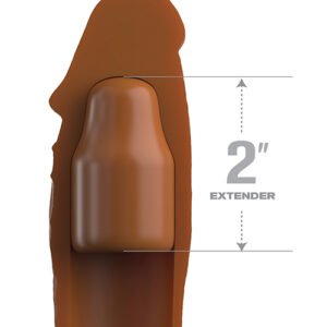 FANTASY X-TENSIONS ELITE 8IN SLEEVE W/ 2IN PLUG TAN