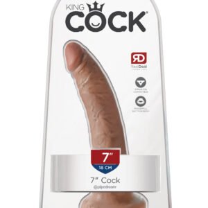 KING COCK 7 IN COCK TAN