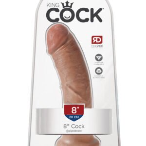 KING COCK 8 IN COCK TAN