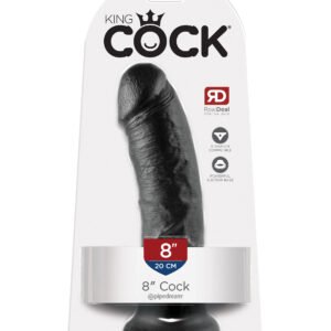 KING COCK 8 IN COCK BLACK