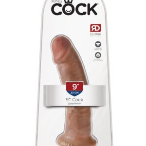KING COCK 9 IN COCK TAN