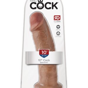 KING COCK 10 IN COCK TAN