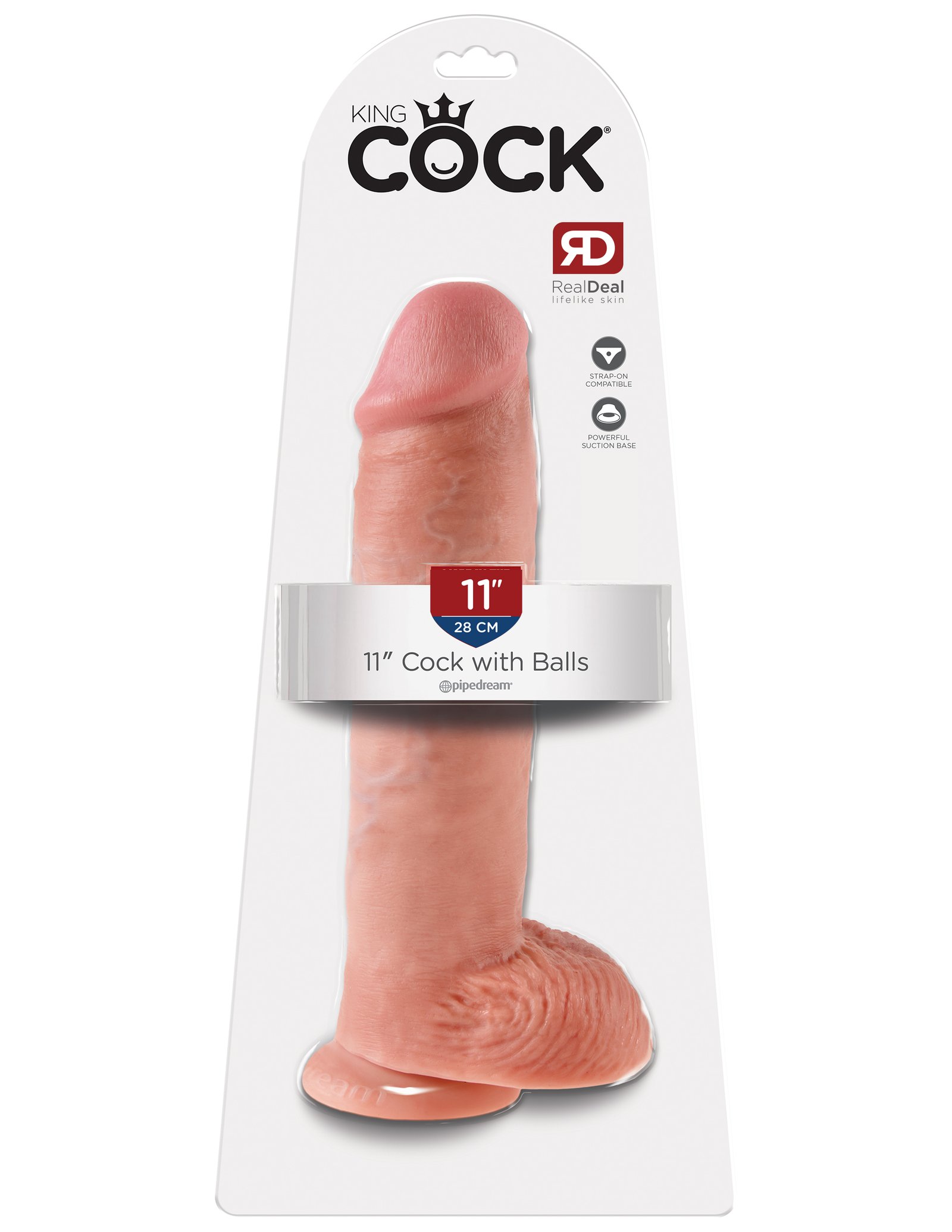 PD5510-21kingcock11inwballsbeigedildord