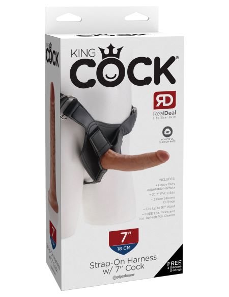 PD562222kingcockstraponharnessw7incocktanpkg