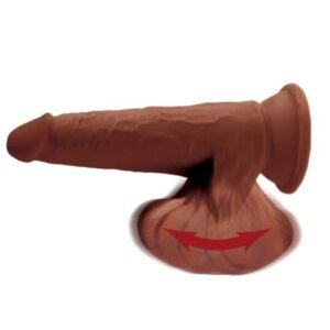 KING COCK PLUS 8 IN TRIPLE DENSITY COCK W/ BALLS BROWN