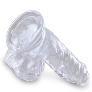 KING COCK CLEAR 5 IN COCK W/ BALLS