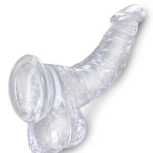 KING COCK CLEAR 7.5 IN COCK W/ BALLS