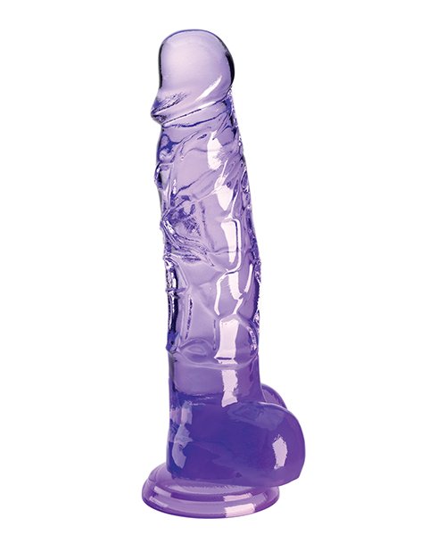 PD575612kingcockclear8inwithballspurple2