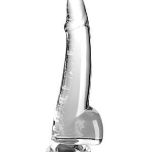 KING COCK CLEAR 10IN W/ BALLS