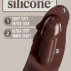 KING COCK ELITE 7 IN VIBRATING DUAL DENSITY BROWN