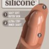 KING COCK ELITE 8 IN VIBRATING DUAL DENSITY TAN