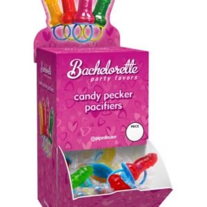 BACHELORETTE CANDY PECKER PACIFIER (48 PER POP DISPLAY)
